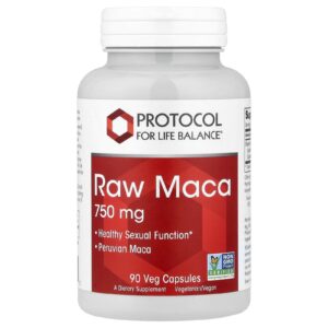 Protocol for Life Balance Maca Crua 750 mg 90 Cápsulas Vegetais