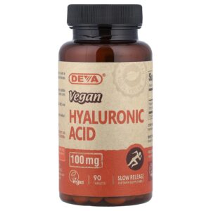 Deva Ácido Hialurônico Vegano 100 mg 90 Comprimidos