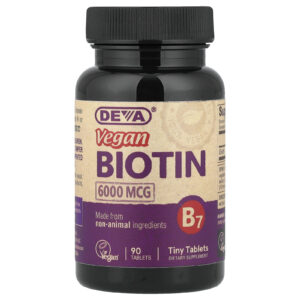 Deva Biotina Vegana 6.000 mcg 90 Comprimidos