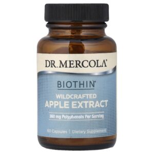 Dr. Mercola Biothin® Extrato de Maçã Silvestre 60 Cápsulas