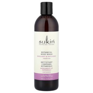Sukin Sabonete Líquido Botânico Todos os Tipos de Pele Bergamota e Patchuli 500 ml (169 oz)
