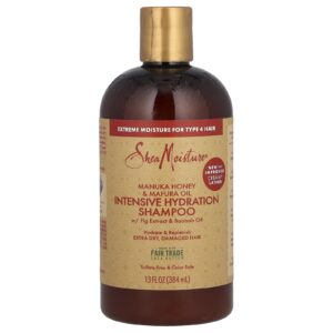 SheaMoisture Mel de Manuka e Óleo de Mafura Shampoo de Hidratação Intensiva Extra-seco Cabelos Danificados 384 ml (13 fl oz)