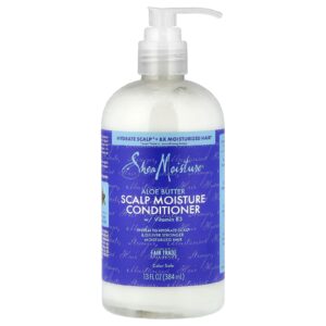 SheaMoisture Condicionador para Hidratação do Couro Cabeludo Manteiga de Aloe com Vitamina B3 384 ml (13 fl oz)