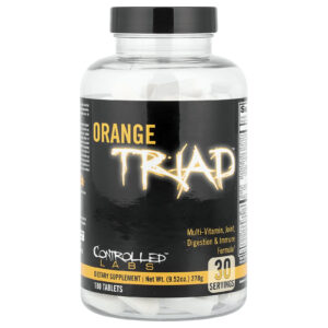 Controlled Labs Orange Triad™ Multivitamínico Fórmula para Articulações Digestão e Imunidade 180 Comprimidos