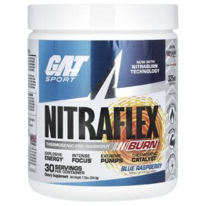 GAT Sport NITRAFLEX Burn Framboesa Azul 2049 g (723 oz)