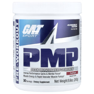 GAT PMP™ Pré-treino Ponche de Frutas 243 g (86 oz)