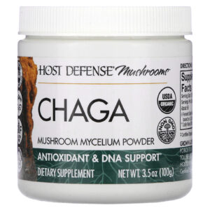 Host Defense Cogumelos Chaga Micélio de Cogumelos em Pó 100 g (35 oz)