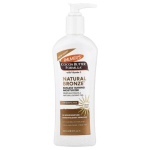 Palmers Cocoa Butter Formula® com Vitamina E Natural Bronze® Hidratante de Bronzeamento artificial 250 ml (85 fl oz)