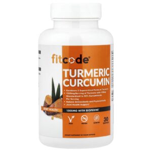 fitcode Curcumina de Cúrcuma 90 Cápsulas Vegetais