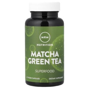 MRM Nutrition Chá Verde Matcha 60 Cápsulas Veganas (500 mg por Cápsula)