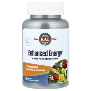KAL Enhanced Energy® Multivitamínico de Alimentos Integrais 90 VegTabs