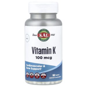 KAL Vitamina K 100 mcg 100 comprimidos