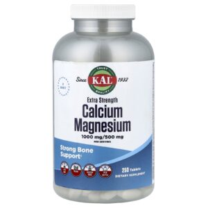 KAL Cálcio e Magnésio 250 Comprimidos