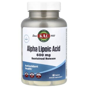 KAL Ácido Alfa-Lipoico 600 mg 60 Comprimidos