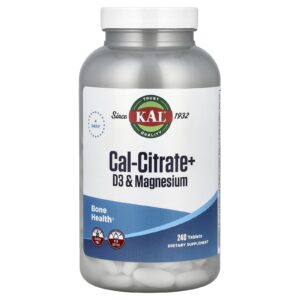KAL Cal-Citrate + D3 e Magnésio 240 comprimidos