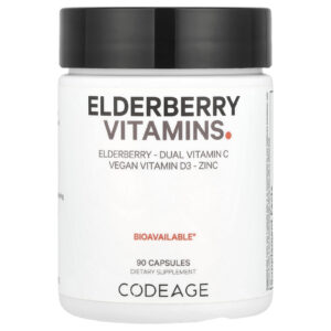 Codeage Vitaminas de Sabugueiro 90 Cápsulas