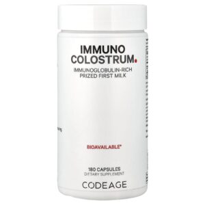 Codeage Colostro Imunológico 180 Cápsulas (500 mg por Cápsula)
