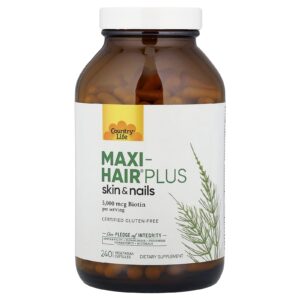 Country Life Maxi-Hair® Plus 240 Cápsulas Vegetarianas