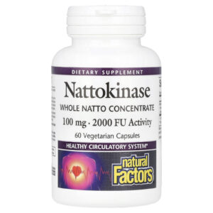 Natural Factors Nattokinase 100 mg 60 Cápsulas Vegetarianas