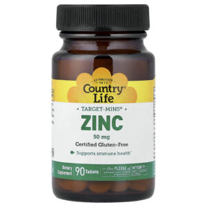 Country Life Target-Mins® Zinco 50 mg 90 Comprimidos
