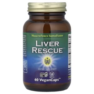 HealthForce Superfoods Liver Rescue Versão 6 60 Cápsulas Veganas