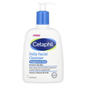 Cetaphil Produto de Limpeza Facial Diário Sem Fragrância 473 ml (16 fl oz)