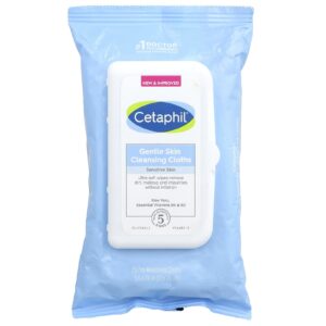 Cetaphil Lenços Suaves para Limpeza de Pele Sem Perfume 25 Lenços Pré-umedecidos
