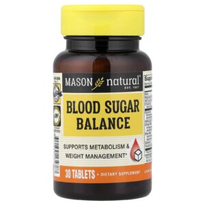 Mason Natural Balanço de Açúcar no Sangue 30 Comprimidos