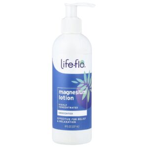 Life-flo Loção de Magnésio Altamente Concentrado Sem Perfume 237 ml (8 fl oz)
