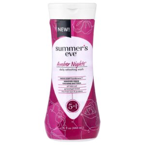 Summers Eve Sabonete Líquido Diário Refrescante 5 em 1™ Amber Nights™ 444 ml (15 fl oz)