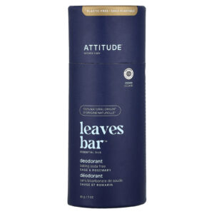 ATTITUDE Desodorante Leaves Bar™ Sálvia e Alecrim 85 g (3 oz)