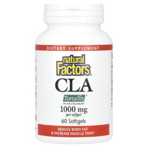 Natural Factors CLA 1.000 mg 60 Cápsulas Softgel