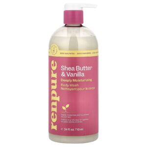 Renpure Manteiga de Karité e Baunilha Sabonete Líquido Profundamente Hidratante 710 ml (24 fl oz)