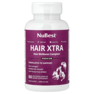 NuBest Hair Xtra 60 Cápsulas Vegetarianas