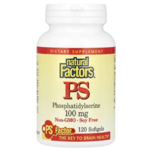 Natural Factors Fosfatidilserina (FS) 100 mg 120 Cápsulas Softgel