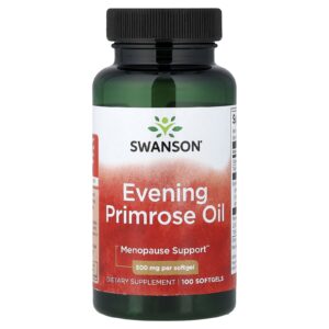 Swanson Óleo de Prímula 500 mg 100 Cápsulas Softgel