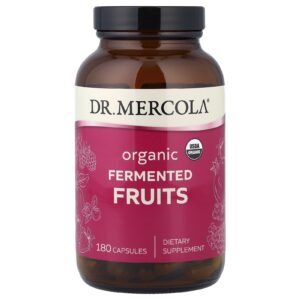Dr. Mercola Frutas Fermentadas Orgânicas 180 Cápsulas
