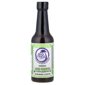 Big Tree Farms Orgânico Aminos de Coco Menos Sódio Marinada e Molho 296 ml (10 fl oz)