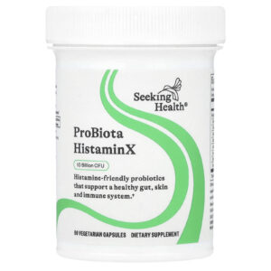 Seeking Health ProBiota HistaminX 10 Bilhões de UFCs 60 Cápsulas Vegetarianas