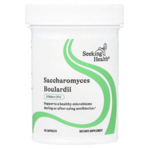 Seeking Health Saccharomyces Boulardii 5 Bilhões de UFCs 60 Cápsulas