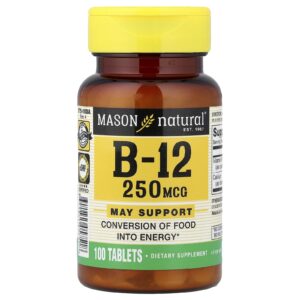 Mason Natural Vitamina B-12 100 Comprimidos