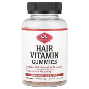 Olympian Labs Gomas de Vitamina para o Cabelo 60 Gomas