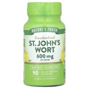 Natures Truth Erva-de-são-joão 90 Cápsulas de Liberação Rápida (300 mg por Cápsula)