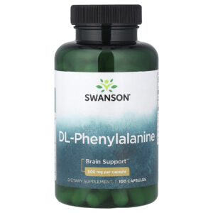 Swanson DL-Fenilalanina 500 mg 100 Cápsulas