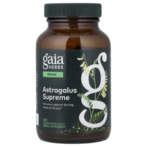 Gaia Herbs Astragalus Supreme 120 Phyto-Caps® Líquidos (650 mg por cápsula)