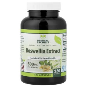 Herbal Secrets Extrato de Boswellia 600 mg 120 Cápsulas
