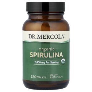 Dr. Mercola Espirulina Orgânica 120 Comprimidos