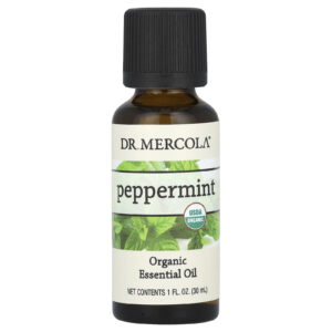 Dr. Mercola Óleo Essencial Orgânico Hortelã-pimenta 30 ml (1 fl oz)