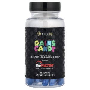 ALPHA LION Gains Candy RipFactor® 60 Cápsulas (325 mg por Cápsula)