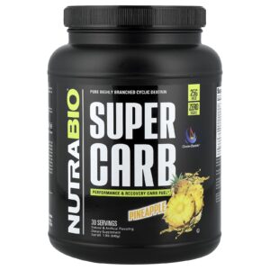 NutraBio Super Carb Abacaxi 840 g (19 lb)